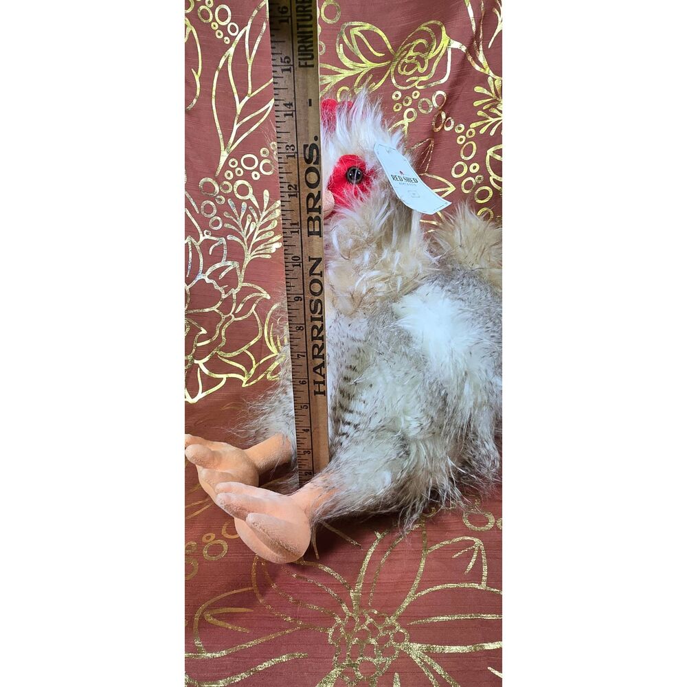 Red Shed Realistic Rooster Chicken Plush stuffed animal toy - Picture 7 of 7